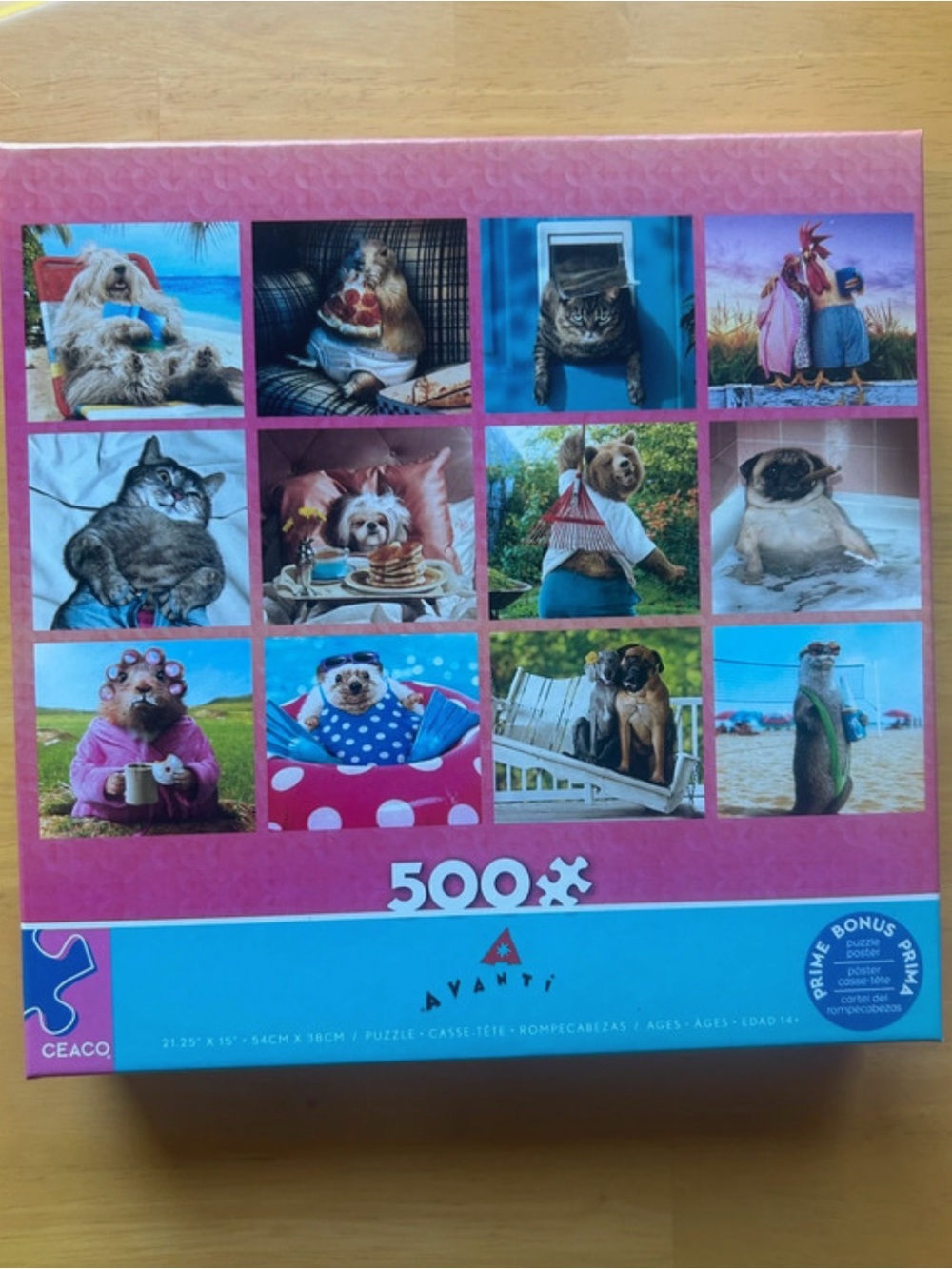 Hilarious Animals Puzzle 500 piece puzzle